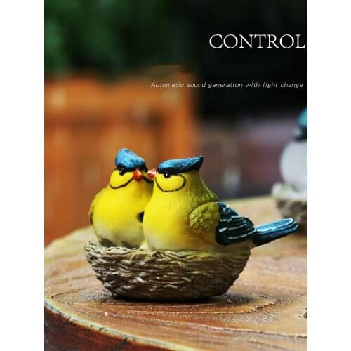 Outdoor Garden Decoration Simulation Bird Figurines Ornaments Villa Courtyard Animal Sculpture Crafts Balcony Statue Artworks