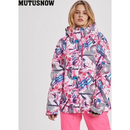 MUTUSNOW 2020 Skiing Jackets Women Snowboarding Jacket Female Winter Sportswear Snow Ski Jacket Breathable Waterproof Windproof