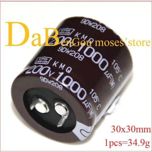 200v 1000uf 100% Original new NCC Electrolytic Capacitor Radial Capacitance 30x30mm 35x35mm