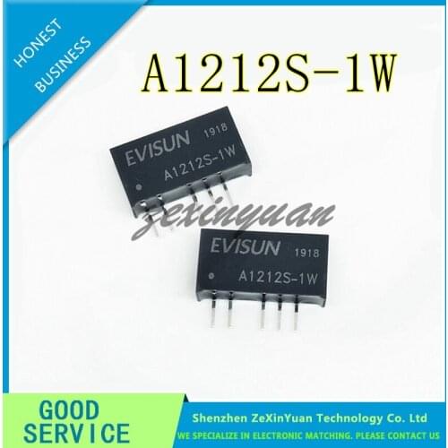 5PCS 10PCS 20PCS A1212S-1W A1212S DC/DC Isolation Power Supply Module Isolates 1500 Vdc 12V to positive and negative 12V