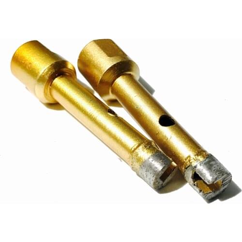 Free shipping of 2pcs 8*M10mm diamond marble hole saw core bit drill bit for wall/marble/granite/brick/stone bit reamer drilling