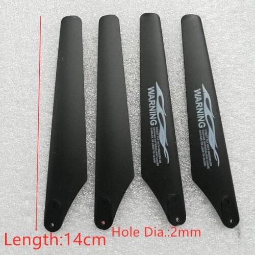 Free Shipping 14cm wholesale SYMA S032 main blade Paddle 2A+2B spare parts for SYMA S032G RC helicopter blade accessories