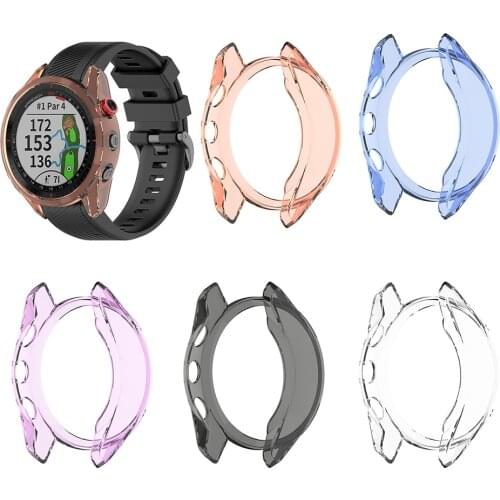TPU Case Cover Shell Frame Protector for Garmin Approach S62 Watch Accessories Moving Health Shatter-Resistant Case