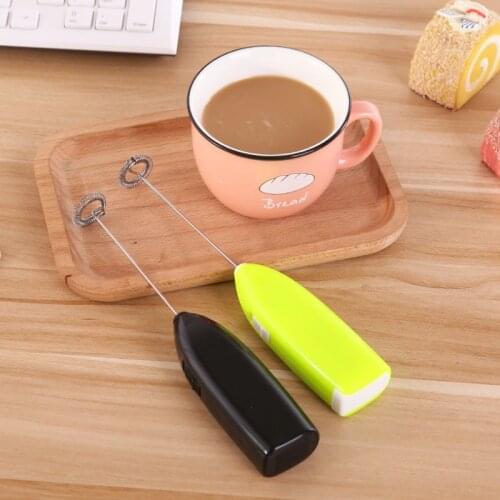 Electric Milk Frother Egg Beater Kitchen Drink Foamer Whisk Mixer Stirrer Coffee Cappuccino Creamer Whisk Frothy Blend Whisker