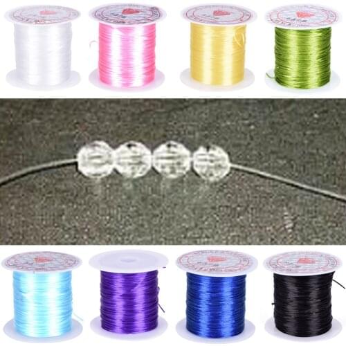 1pc 0.8mm Crystal Beads Lines Elastic Cord DIY Handmade Beaded Line Hand Chain Line Hot