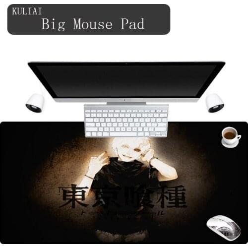 XGZ Tokyo Ghoul Cartoon Comicrador Gamer Mouse Pad 400X900X5MM XL Speed Version Non-slip Large Game MousePad Can Be Cleaned