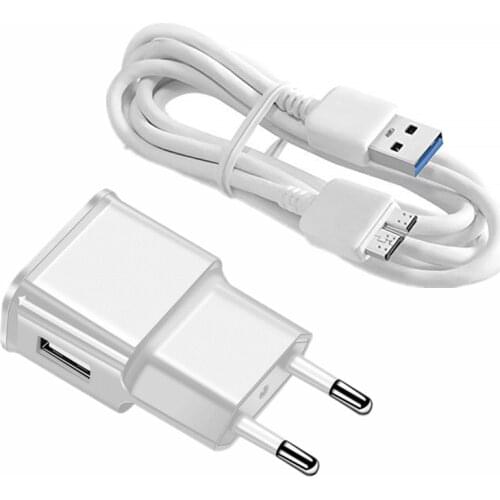 Fast micro USB 3.0 charging cable for Samsung galaxy s5 note 3 I9600 N9008 Adapter EU plug wall charger mobile phone cable