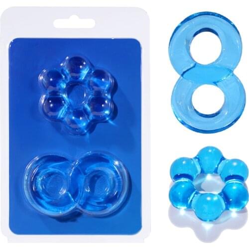 Sex Penis Rings Toys for Adult Cock Ring for Men Penis Extender Male Chastity Device Lock Sperm Scrotal Bound Massager Sex Shop