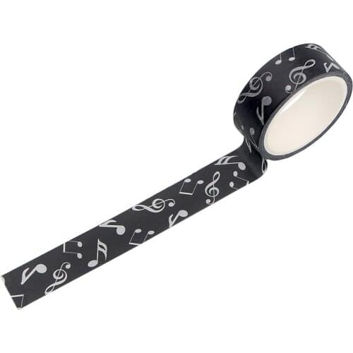 Musical Notation Hand Account Washi Tape Album Diary Decoration DIY Colorful Tape Stationery Adhesive Tape AL2675