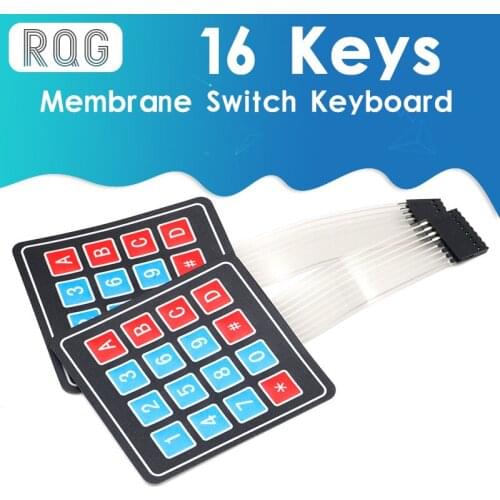 100PCS 4*4 Matrix Array/Matrix Keyboard 16 Key Membrane Switch Keypad
