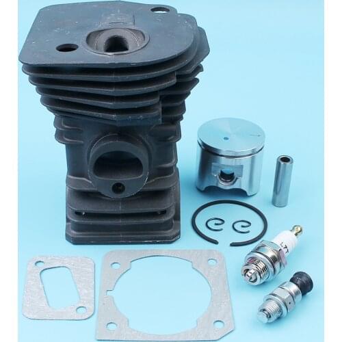 Nikasil Plated 42mm Cylinder Piston Ring Decompression Valve Kit For Husqvarna 340 345 E/EPA 350EPA Chainsaw 503870276,503870274