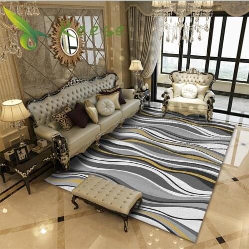 New Accurate Color Geometric Floral Decoration Soft Carpets Rug Living Room Wood Floor Antifouling Carpet For Bedroom Parlor