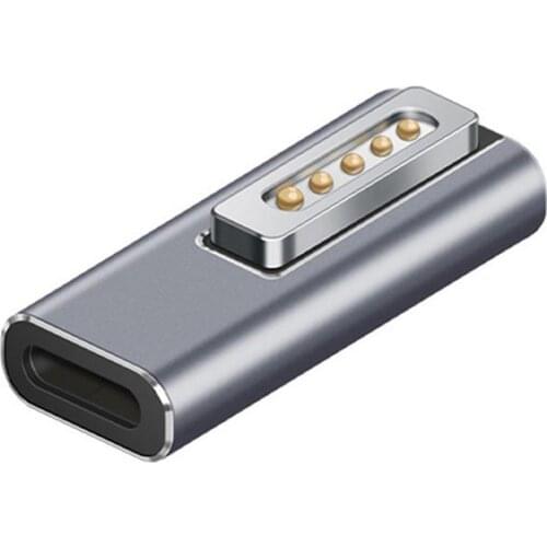 NEW Portable LED Aluminum Alloy PD Fast Charging Conversion Type-c To Magsafe2 Adapter For Macbook Air/pro Laptop Smart Phone