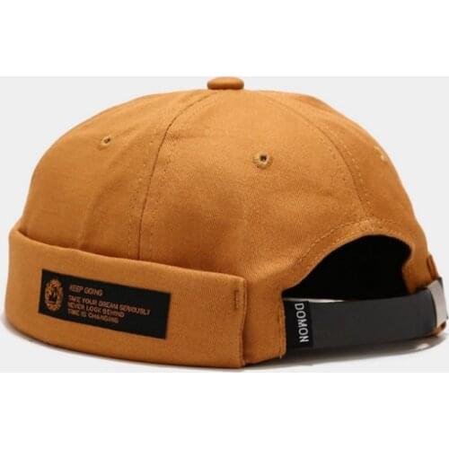 Pure Color Fashion Personality Hip Hop High-end Cotton Mens Beanie Hat Wholesale Mens Short Hair Ha