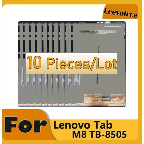 10 Pcs Original 8.0" inch LCD For Lenovo Tab M8 HD PRC ROW TB-8505 TB-8505X TB-8505F LCD Display Touch Screen Digitizer Assembly