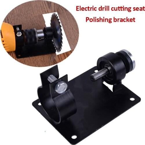 3pcs/set 10mm/13mm Electric Drill Cutting Seat Stand Holder Set Drill Stand Support with 2 Wrenchs for Polishing / Grinding