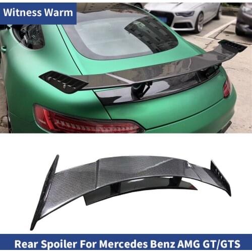 High Quality Carbon fiber rear wing for AMG GT carbon fiber rear spoiler for Benz AMG GT 2015-2018 tail spoiler Body Kit