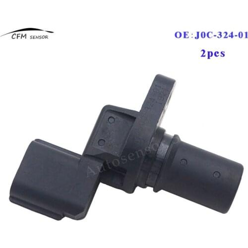 2pcs New Brand J0C-324-01 Crank Crankshaft & Cam Camshaft Position Sensor 3 Pins