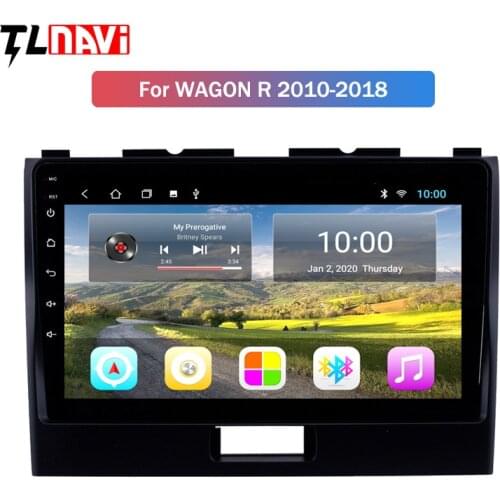 2G RAM 9 inch Touchscreen Android 9 for 2010-2018 SUZUKI WAGONR GPS Navigation Radio with USB WIFI Bluetooth