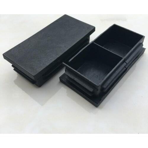 40 * 80 Rectangular Pipe Plastic Inner plug / shelf foot square tube cover X10