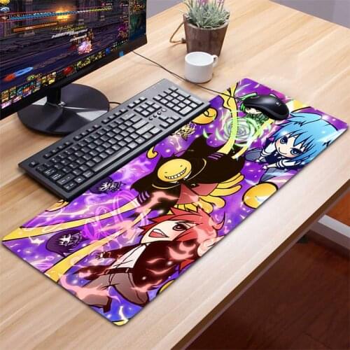 90x40cm XXL Assassination Classroom Mousepad Gamer Gaming Computer Accessories Keyboard Laptop Padmouse Desk Mat Mouse Pad 90x30