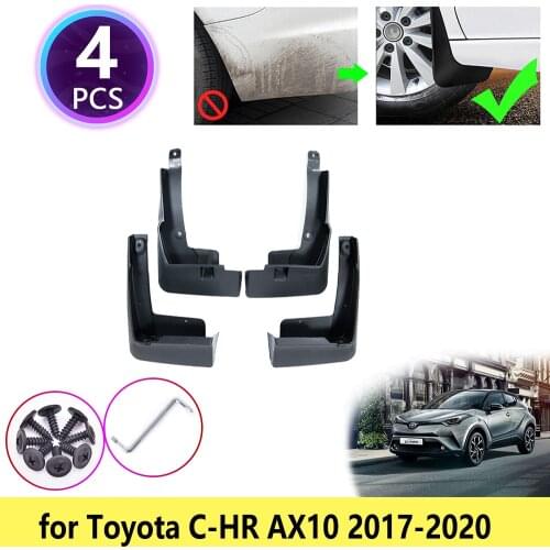 For Toyota C-HR CHR C HR AX10 2017 2018 2019 2020 Mudguards Mudflap Fender Mud Flaps Splash Guards Front Rear Wheel Accessories