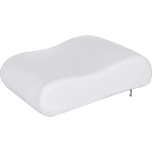 Ergonomic Square Concave Pillow Soft Memory Foam Detachable Washable Zip Pillow Block Headrest Bed Massage Pad