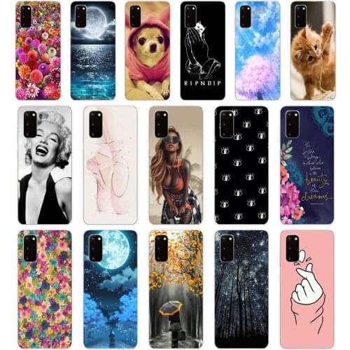 F phone case For Samsung Galaxy S20 Case Silicon TPU Cover For Samsung S20 PLUS fundas For Samsung Galaxy S20 bumper cute