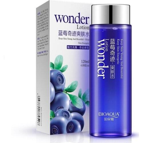 Bioaqua Blueberry miracle glow wonder Face Toner Makeup water Smooth Facial Toner Lotion oil control pore moisturizing skin care