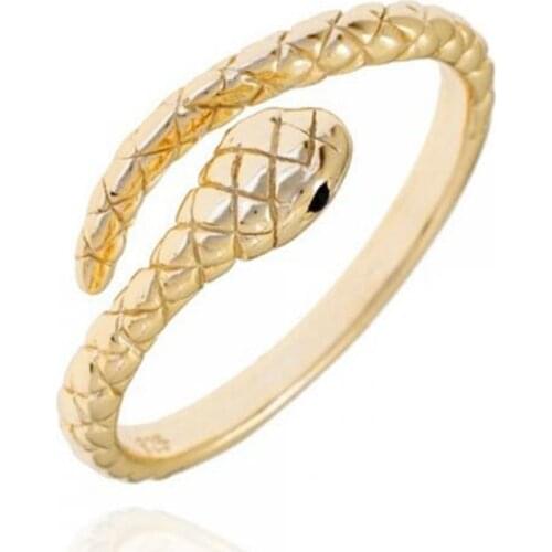 Exquisite snake rings for women 925 sterling silver finger ring adjustable opening size fine jewelry casual party accessory gift