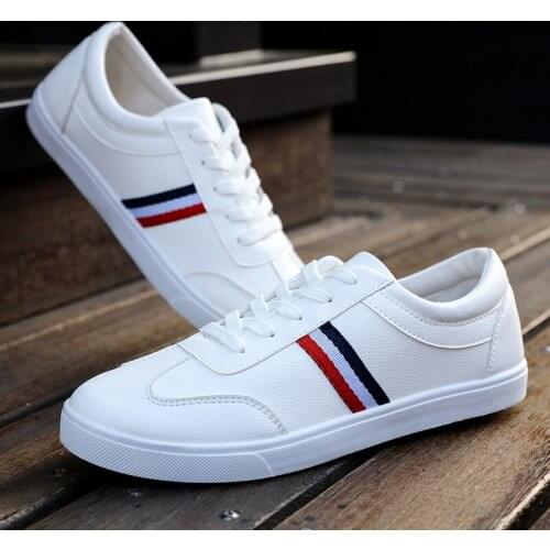 Hot selling !! Fashion High Quality Men sneakers pu Leather shoes Men Casual Shoes Shoes Man work shoes ST473