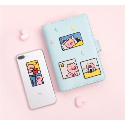Maxsin High Quality Lovely Little Pig Sticker Cartoon Animal Patch For Clothes Iron On Child Bag Jeans Applique Accessories DIY