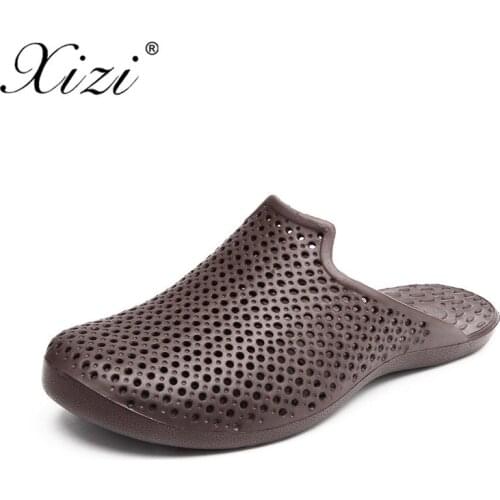 XIZI 2018 New Summer Men Flip Flops Fashion High Quality Male Stripe Flat Bath Slippers Summer Sandals Indoor & Outdoor Slippers