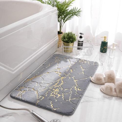 Artificial rabbit fur floor bath mat super absorbent soft carpet modern home living room bedroom bathroom bathtub side mats