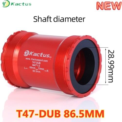 KACTUS Bottom Braket T47-DUB 86.5MM Ceramic Bearing MTB Road Bike Accessories Suitable for SRAM-DUB Specification Crankset