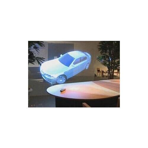 On sale! 6 square meters of Transparent holographic rear adhesive projection screen film/foil, 4m*1.524m with fast shipping