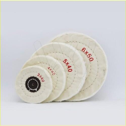 Dental lab,white cloth round, flannel wheel,40 layers polishing cloth round, 5 inches, 4 inches, 3 inches, 3 pcs / lot