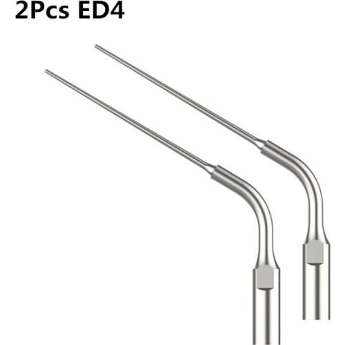 Dental Endo Tip For Removal Of Filling And Foreign Material 2Pcs ED4 For SATELEC And DTE Ultrasonic Sclaer Dental Equipment