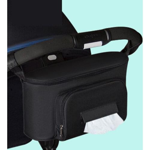 Soild Color Bags Accessories For Strollers Organizer Mama Baby Wheelchair Bag Carriage Buggy Pram Cart Basket Yoya Hook Backpack