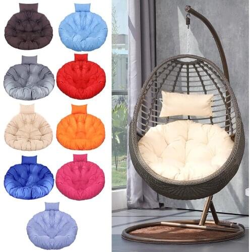 In-stock Papasan Chair Cushion Seat Cushion Round Chair Pad Home Floor Cushion For Home Decoration Buffing Process Cotton Linen