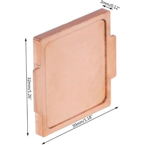 CPU Pure Copper Cover Cooling For 3770K 4790K 115xInterface Open Cover Protector