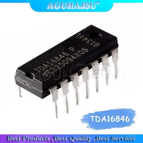 10PCS TDA16846 TDA16846-2P TDA16846-2 DIP14 IC integrated circuit