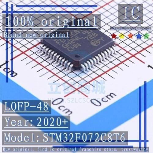 2020+ 100% Brand new original 1PCS-5PCS STM32F072C8T6 LQFP-48 Microcontroller chip