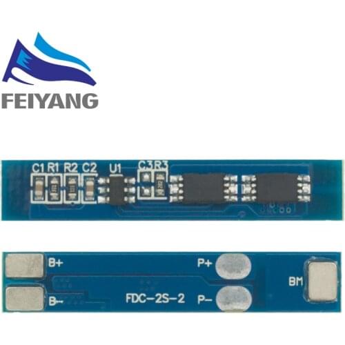 10PCS/LOT 2S 3A Li-ion Lithium Battery 7.4v 8.4V 18650 Charger Protection Board bms pcm for li-ion lipo battery cell pack