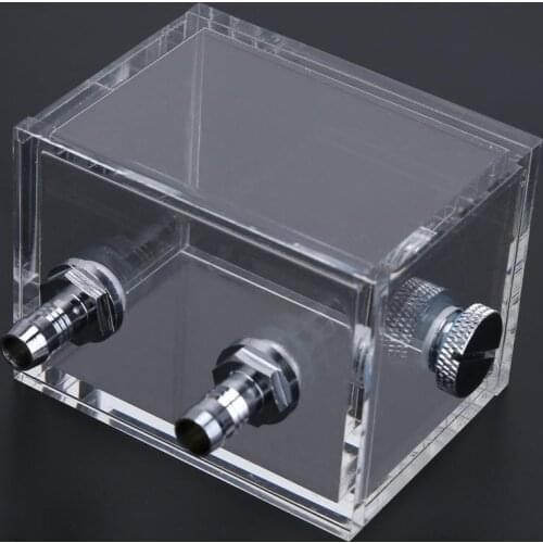 200ml G1/4 Thread Port Acrylic PC Water Cooling Tank For Computer PC Water Cooling System With Tube Connector Water Block