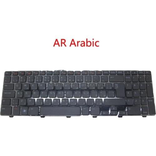 Laptop AR Keyboard For DELL For Inspiron 15R N5110 M5110 M511R P17F Arabic 05N4PD 5N4PD 90.4IE07.S0Q V119625AK1 new