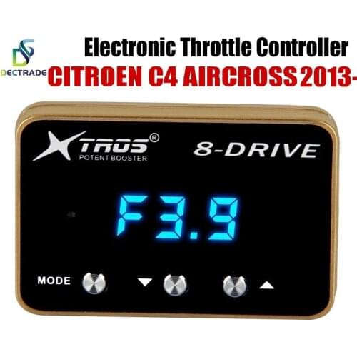 DECTRADE Car Electronic Throttle Controller Racing Accelerator Potent Booster For Citroen C4 Aircross 2013- Tuning Parts 8 Drive