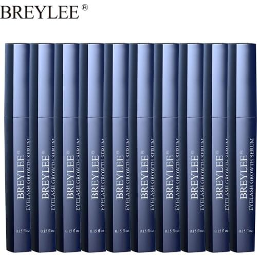 BREYLEE Eyelash Growth Serum Eyelash Enhancer Eye Lash Treatment Liquid Longer Fuller Thicker Eyelash Extension Makeup 10PCS