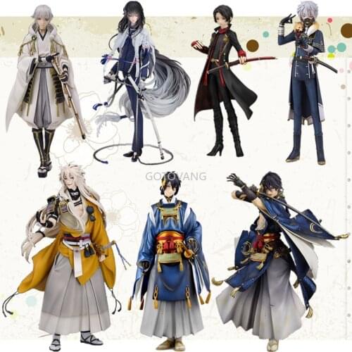 Touken Ranbu Online Mikazuki Munechika Kogitsunemaru Gokotai Nakigitsune Action Figure Anime PVC Collection Model Doll Toy Gifts