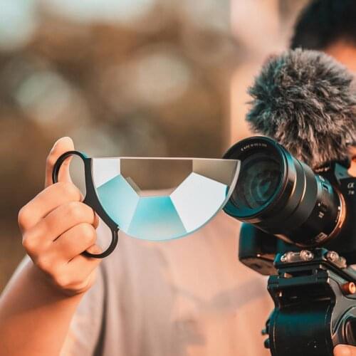 80/150mm Handheld Semicircle Kaleidoscope Special Effects Filter Photographic Video SLR Camera Accessories